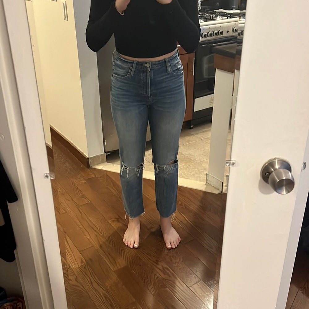 Mother ripped jeans, size 27